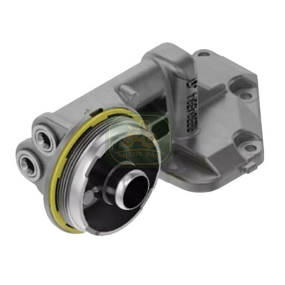 Sistema del motor RE504564 R502505 Cabeza de filtro de aceite para tractores
