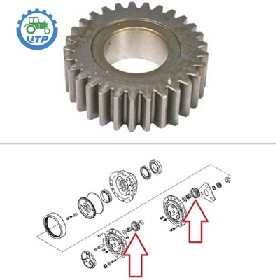 Retroexcavadora 4WD Front Axle Planetary Gear K395110 5120 5220 del caso