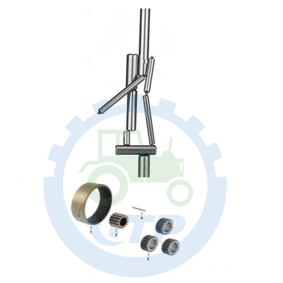 el cargador de la retroexcavadora del caso 114295A1 parte el sistema del transporte de aguja 4WD para Front Axle Planetary Gears