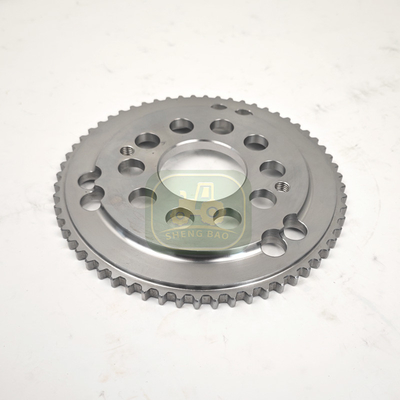 Reemplazo del eje delantero engranaje de anillo 84270062 para piezas de la retroexcavadora 60T
