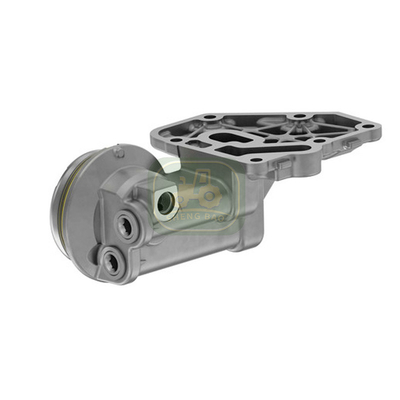 Sistema del motor RE504564 R502505 Cabeza de filtro de aceite para tractores