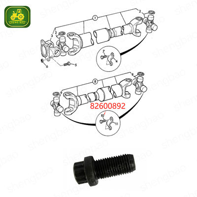 Partes del eje de accionamiento 82600892 Cerrojo 3/8 UNF x 3/4 Para tractor