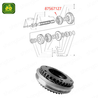 Piezas del engranaje reductor central 87567127 Sincronizador para tractor