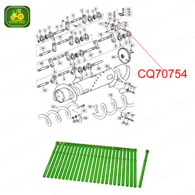 Plataformas de corte piezas CQ70754 Dedo del tractor