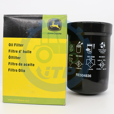 Filtro de aceite de motor del cargador RE504836 de la retroexcavadora 1.76lbs para